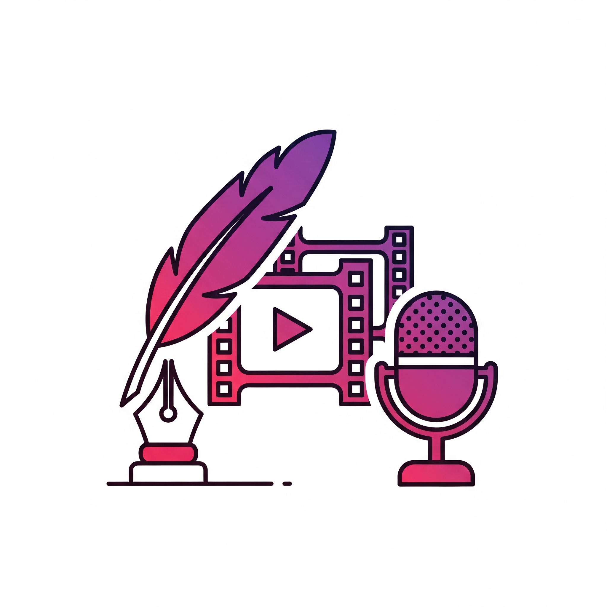 콘텐츠 기획 및 제작 아이콘